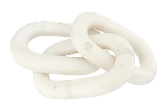 Hello Honey® 13" Decorative Marble Chain Link Figurine